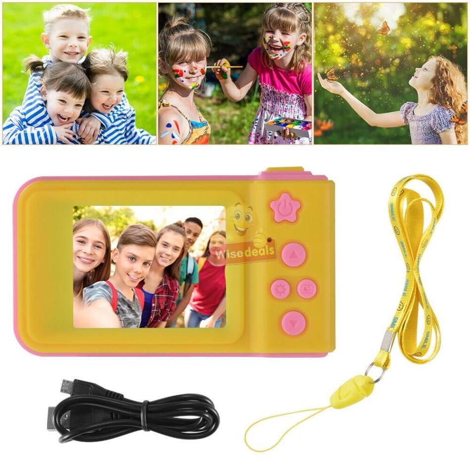 2" Kids Digital Camera  Take photos, Record Videos, Build in Microphone, Rechargeable etc