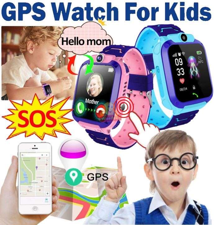 Kids Intelligent GPS Watch, Support SIM & SD Card, Games, SOS Button, Group Chat, Clear Calls