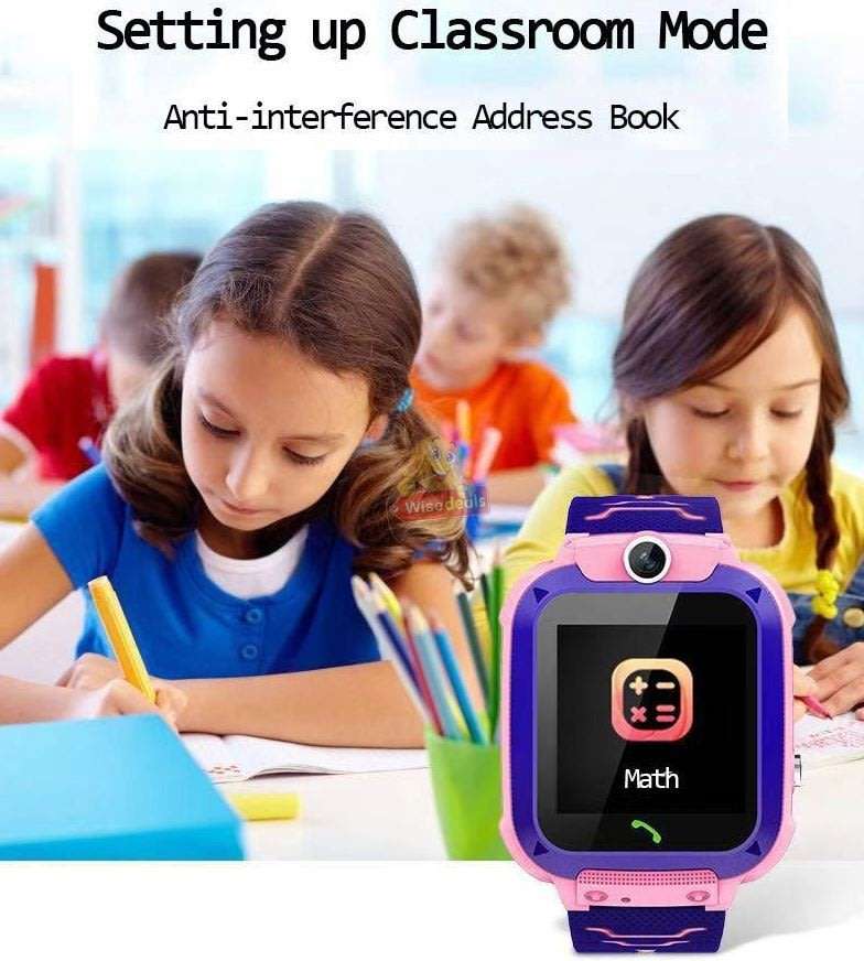 Kids Intelligent GPS Watch, Support SIM & SD Card, Games, SOS Button, Group Chat, Clear Calls