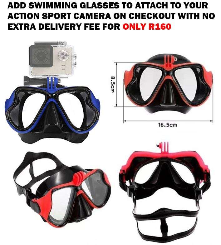 2" Full HD Action Sport Camera - Waterproof, LCD Screen, Photo, Video & Accessories