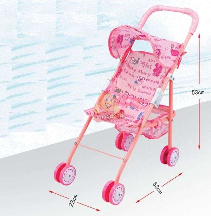 Talking, Singing, Crying & Laughing Baby Doll with Stroller for toddlers