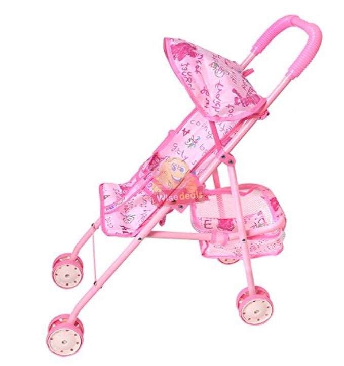 Talking, Singing, Crying & Laughing Baby Doll with Stroller for toddlers