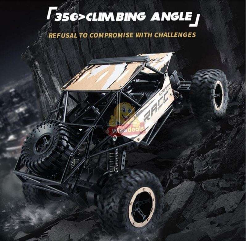 2.4Ghz Remote Control Die-Cast Off-Road Rock Crawler, High Speed, Rubber Tyre's etc