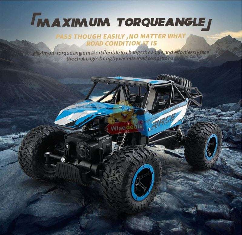 2.4Ghz Remote Control Die-Cast Off-Road Rock Crawler, High Speed, Rubber Tyre's etc