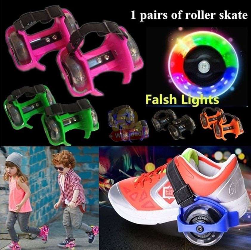 Adjustable LED Flashing Roller Skates, Lightweight, Firm and Durable