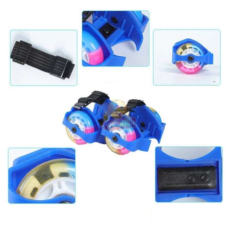 Adjustable LED Flashing Roller Skates, Lightweight, Firm and Durable
