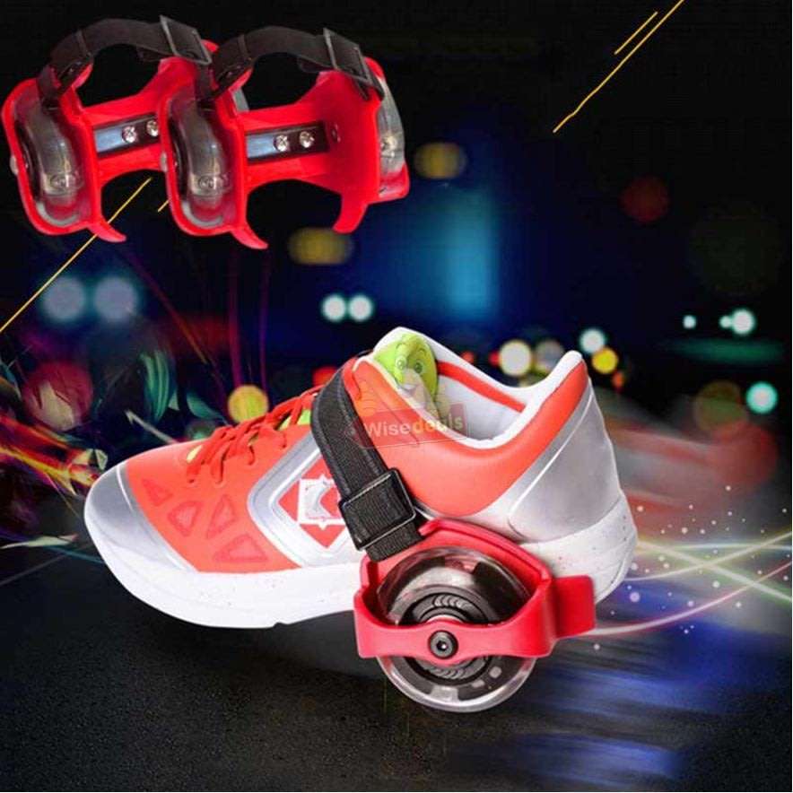 Adjustable LED Flashing Roller Skates, Lightweight, Firm and Durable