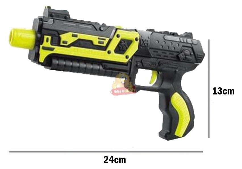 2-in-1 Super Gun, Comes with Soft Foam Bullets as well as 200 Paintball Water Ball Bullets