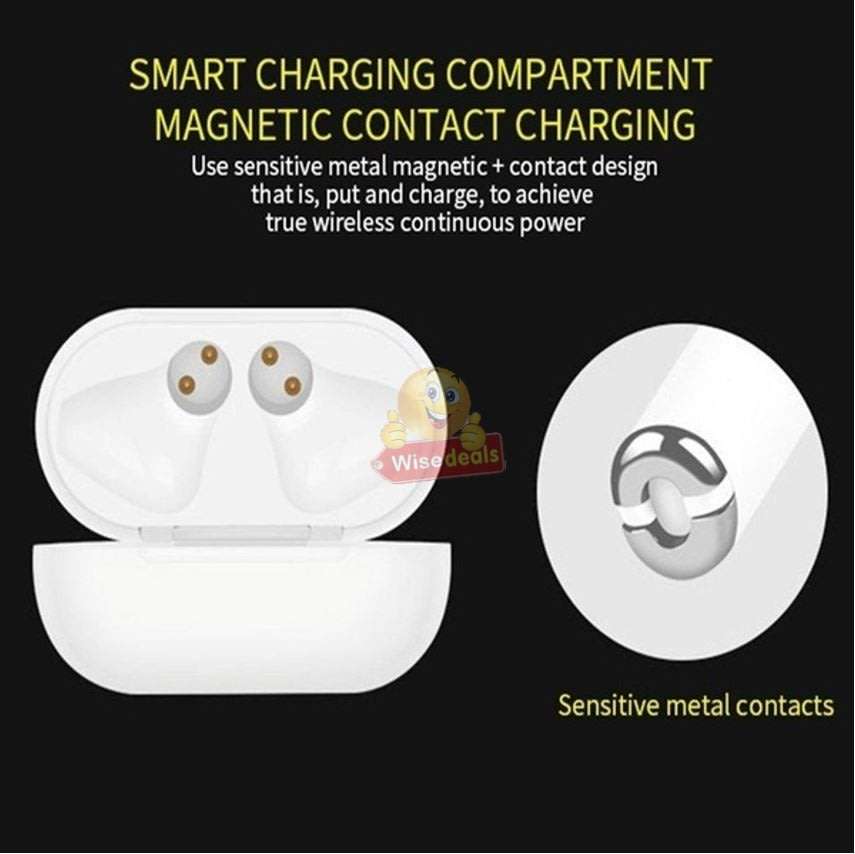 i12 Wireless Stereo Bluetooth Headphones with Touch Control, Comfortable Fit and Wide Compatibility