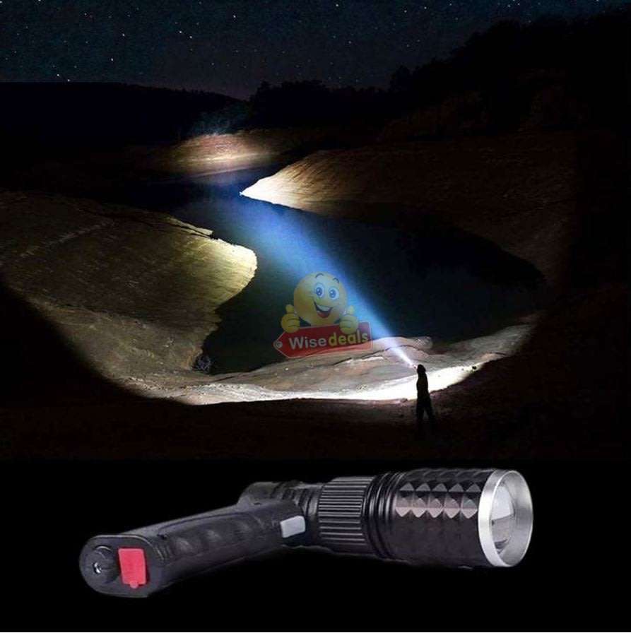 Super Far Distance 3500mAh LED Pistol Light, 3 Lighting Modes, USB Interface, Mobile Power Bank