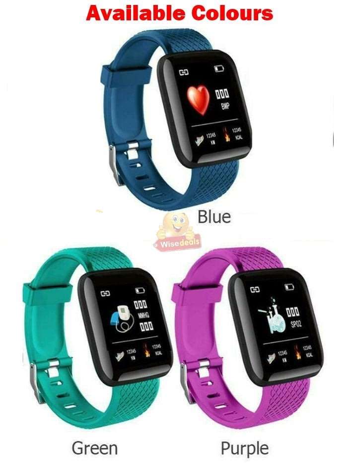 NEW Bluetooth Health Smart Watch - Monitor Heart Rate, Blood Pressure, Blood Oxygen