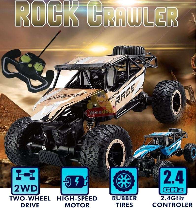 2.4Ghz Remote Control Die-Cast Off-Road Rock Crawler, High Speed, Rubber Tyre's etc
