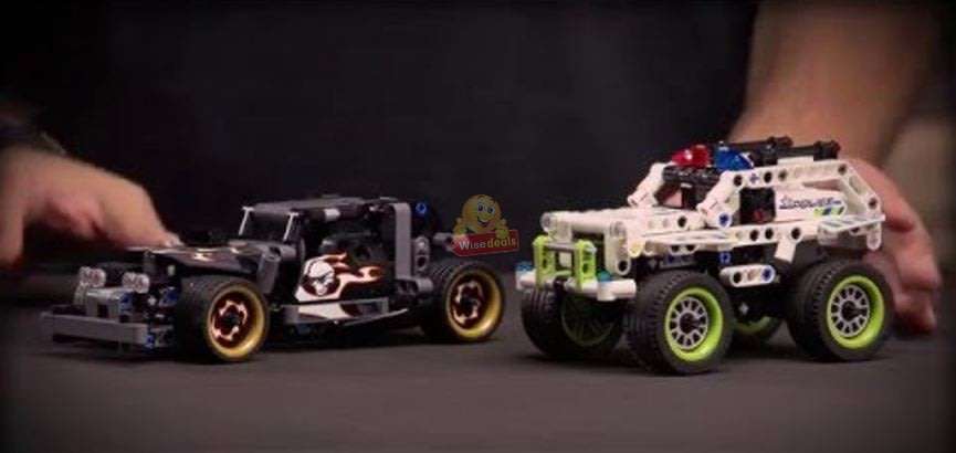 Build your own Lego Compatible Off-Road Cars with Pull Back Action  Different Models to Select From