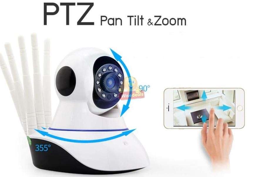 New Upgraded 1080P WIFI IP Security Camera with Five Antennas For Optimal Signal