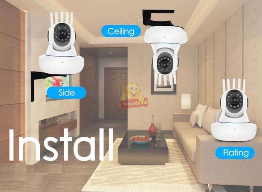 New Upgraded 1080P WIFI IP Security Camera with Five Antennas For Optimal Signal
