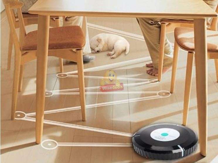 Automatic Smart Robot Vacuum & Mop - Sit back, relax, and let the Robotic Mop do the cleaning