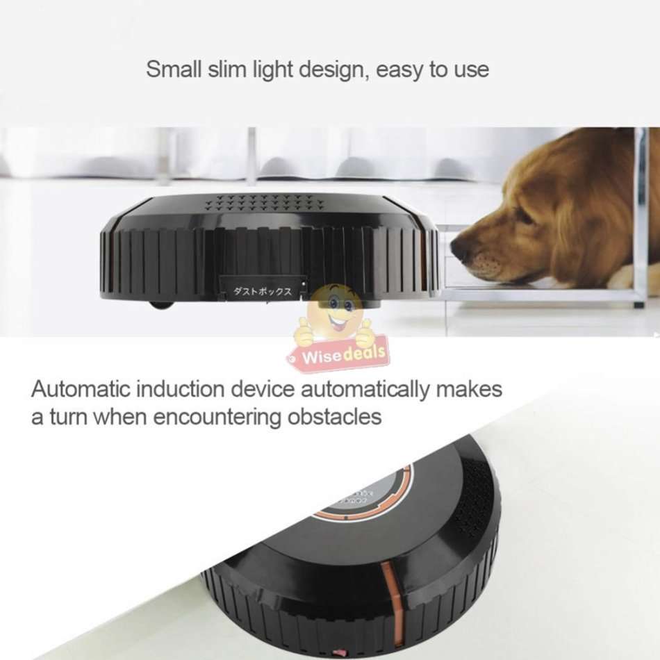 Automatic Smart Robot Vacuum & Mop - Sit back, relax, and let the Robotic Mop do the cleaning