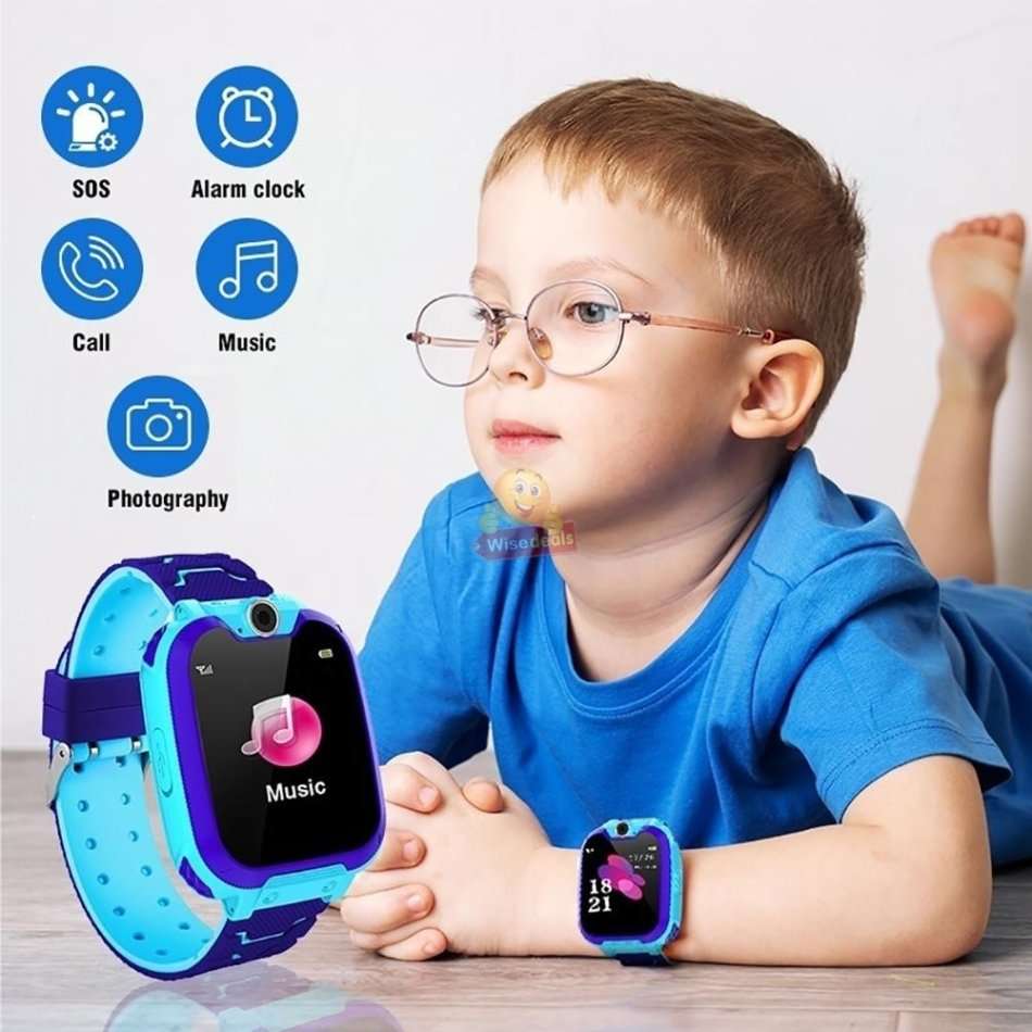 Kids Intelligent GPS Watch, Support SIM Card, SOS Button, Group Chat, Clear Calls