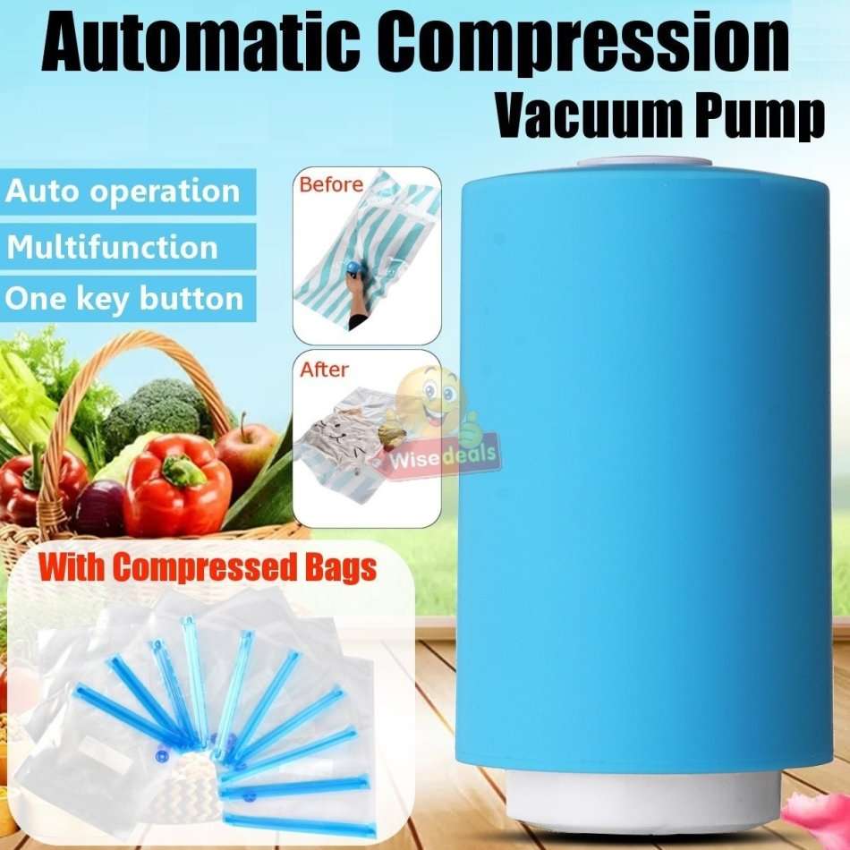 Always Fresh Seal Vac  Cordless, Compact, Easy to Use with Reusable Bags