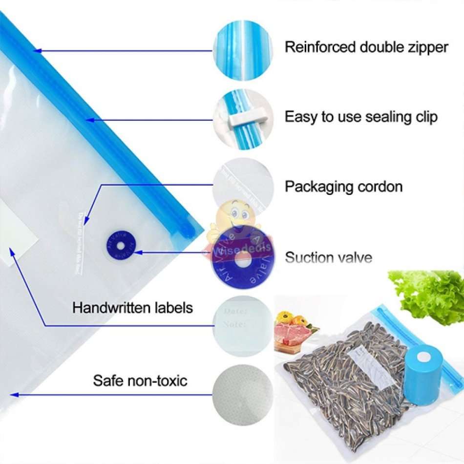 Always Fresh Seal Vac  Cordless, Compact, Easy to Use with Reusable Bags