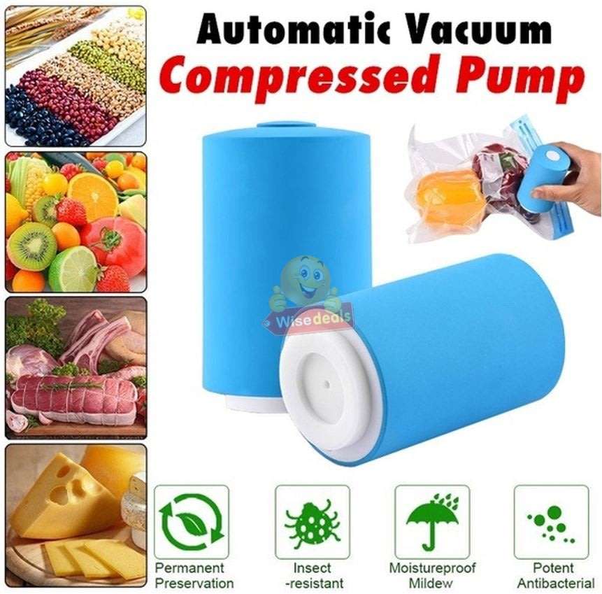 Always Fresh Seal Vac  Cordless, Compact, Easy to Use with Reusable Bags