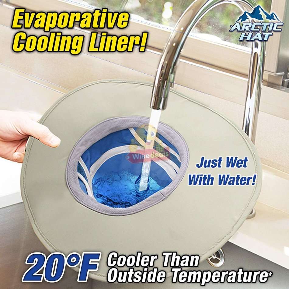 Beat the Heat with the New Arctic Hat - The Evaporative Cooling Hat with UV Protection