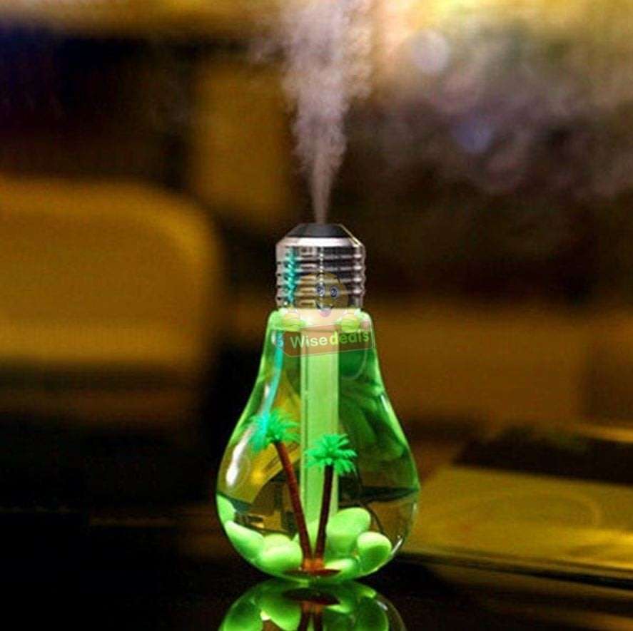 Humidifier & Purifier Bulb Light with 7 LED Colours and Landscape Accessories