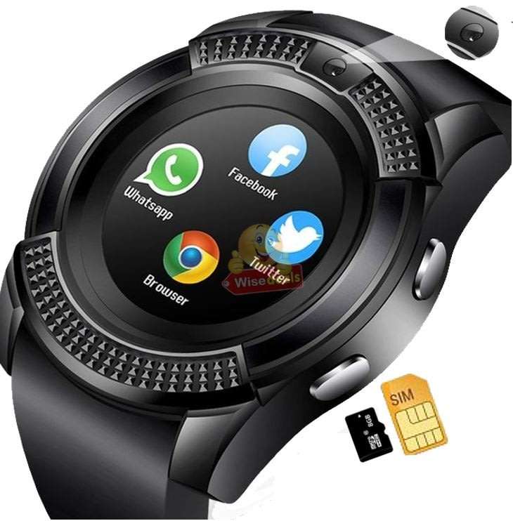 Professional Smart Watch Phone, SIM CARD, Bluetooth, Camera, Sleep Monitor, SD Card, Pedometer etc.