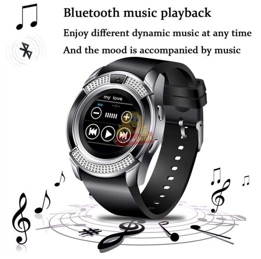 Professional Smart Watch Phone, SIM CARD, Bluetooth, Camera, Sleep Monitor, SD Card, Pedometer etc.