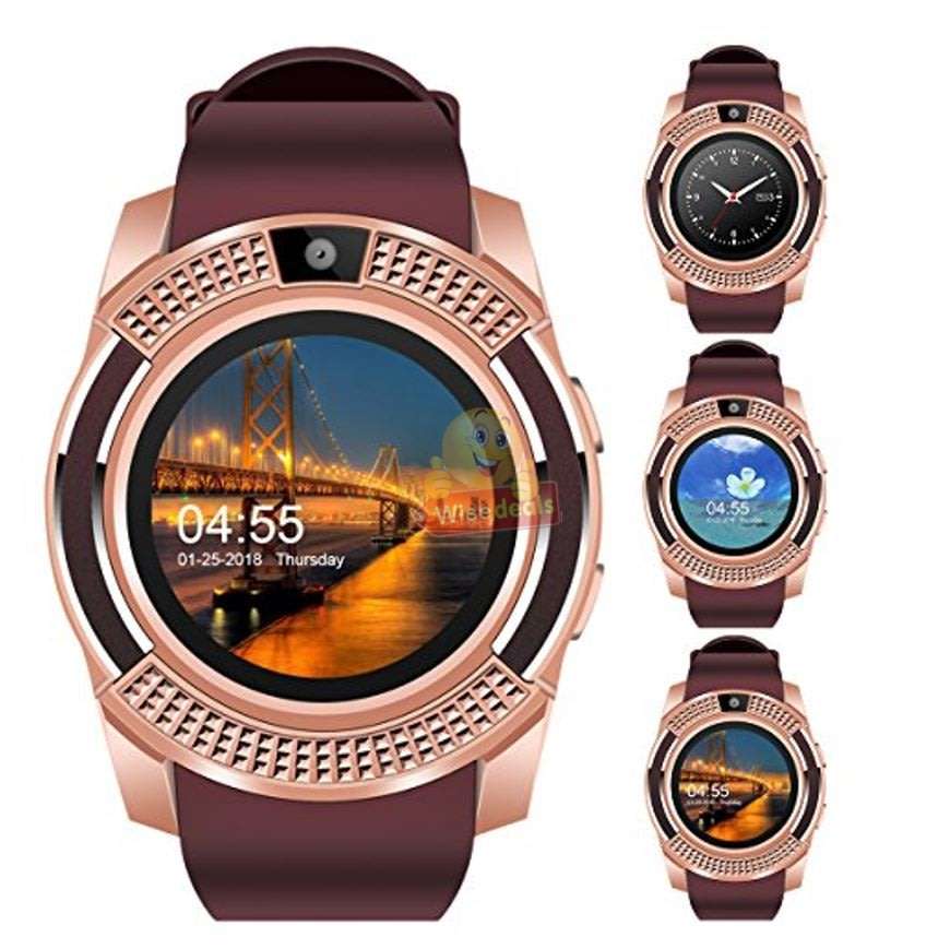 Professional Smart Watch Phone, SIM CARD, Bluetooth, Camera, Sleep Monitor, SD Card, Pedometer etc.