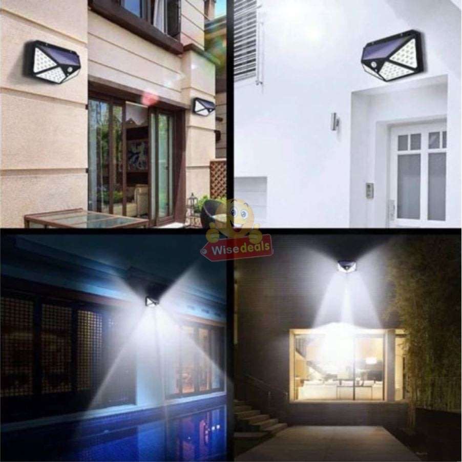 114 LED Super Bright Solar Wall Light, Motion Sensor with 3 Modes, Waterproof & Eco-friendly