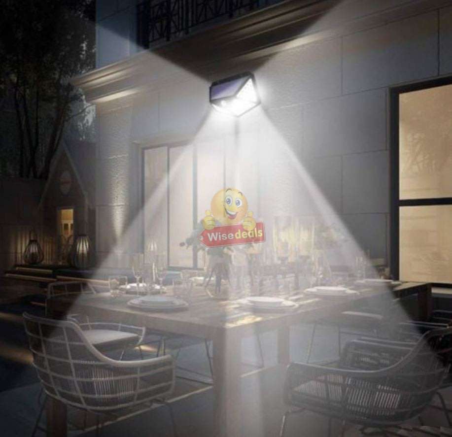 114 LED Super Bright Solar Wall Light, Motion Sensor with 3 Modes, Waterproof & Eco-friendly