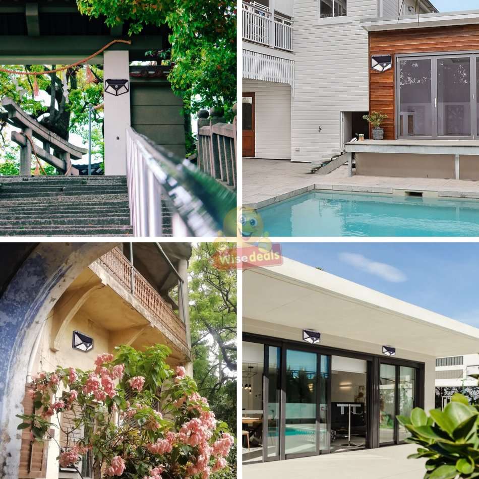 114 LED Super Bright Solar Wall Light, Motion Sensor with 3 Modes, Waterproof & Eco-friendly