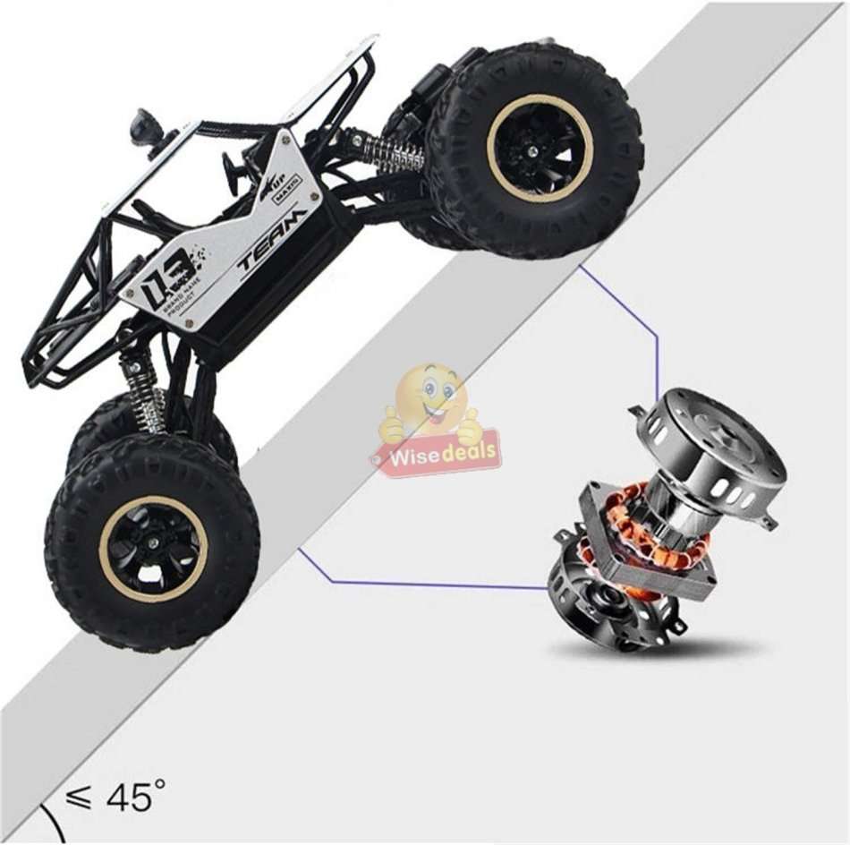 1:16 2.4Ghz Remote Control Die-Cast Off-Road Rock Crawler, High Speed, Rubber Tyre's, Shocks etc