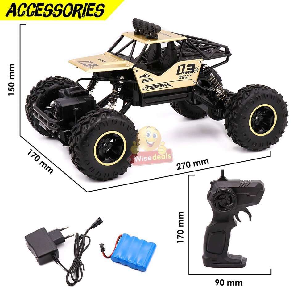 1:16 2.4Ghz Remote Control Die-Cast Off-Road Rock Crawler, High Speed, Rubber Tyre's, Shocks etc