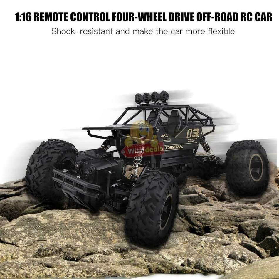 1:16 2.4Ghz Remote Control Die-Cast Off-Road Rock Crawler, High Speed, Rubber Tyre's, Shocks etc