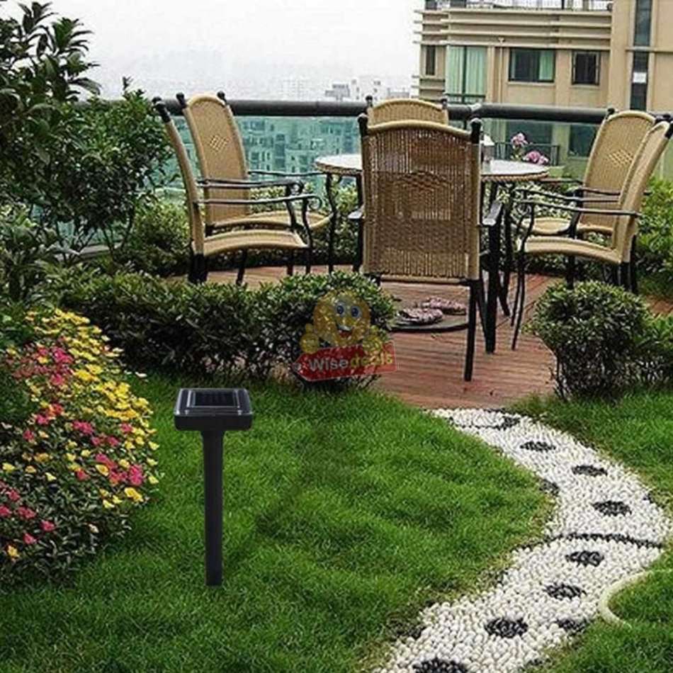 SOLAR Ultrasonic Pest Repeller to Keep Mice, Rats & other Pests From your Lawn Forever! Pet Friendly