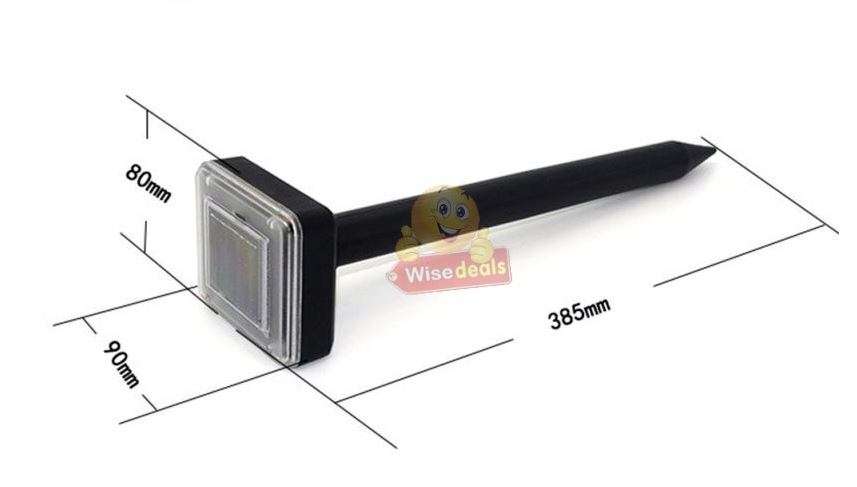 SOLAR Ultrasonic Pest Repeller to Keep Mice, Rats & other Pests From your Lawn Forever! Pet Friendly