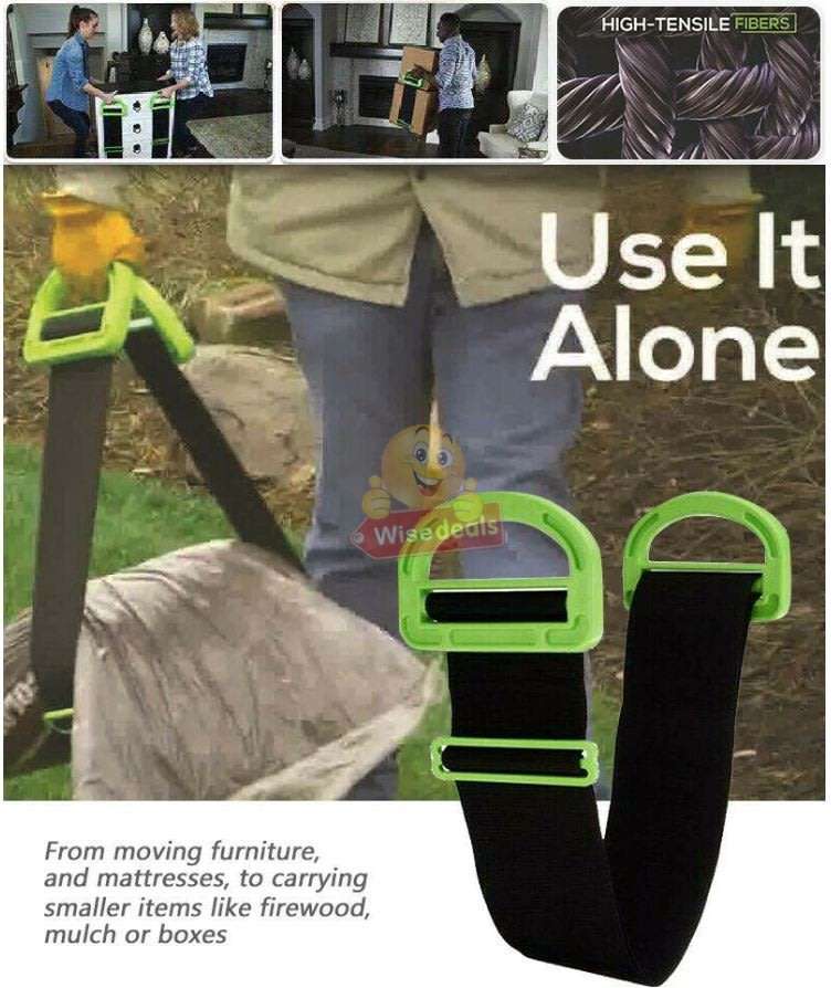 Adjustable Lifting and Moving Strap  Lift and Carry Virtually Anything up to 275 KG