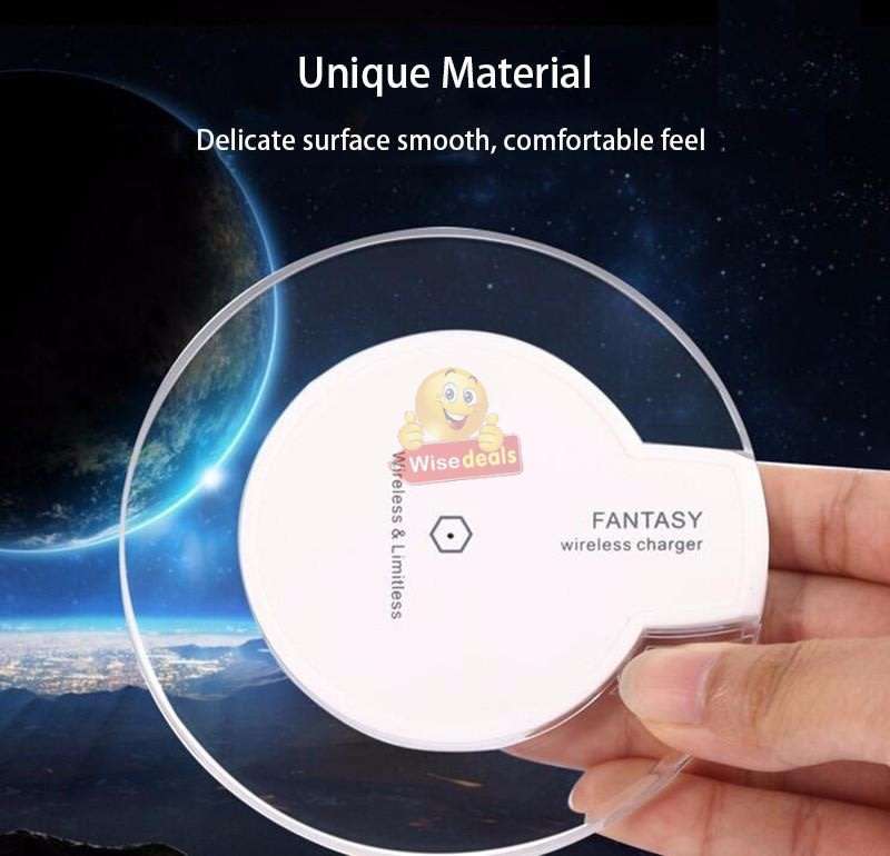 Wireless Charger for all QI Compliant Phones & Devices with USB Port