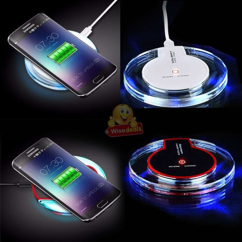 Wireless Charger for all QI Compliant Phones & Devices with USB Port