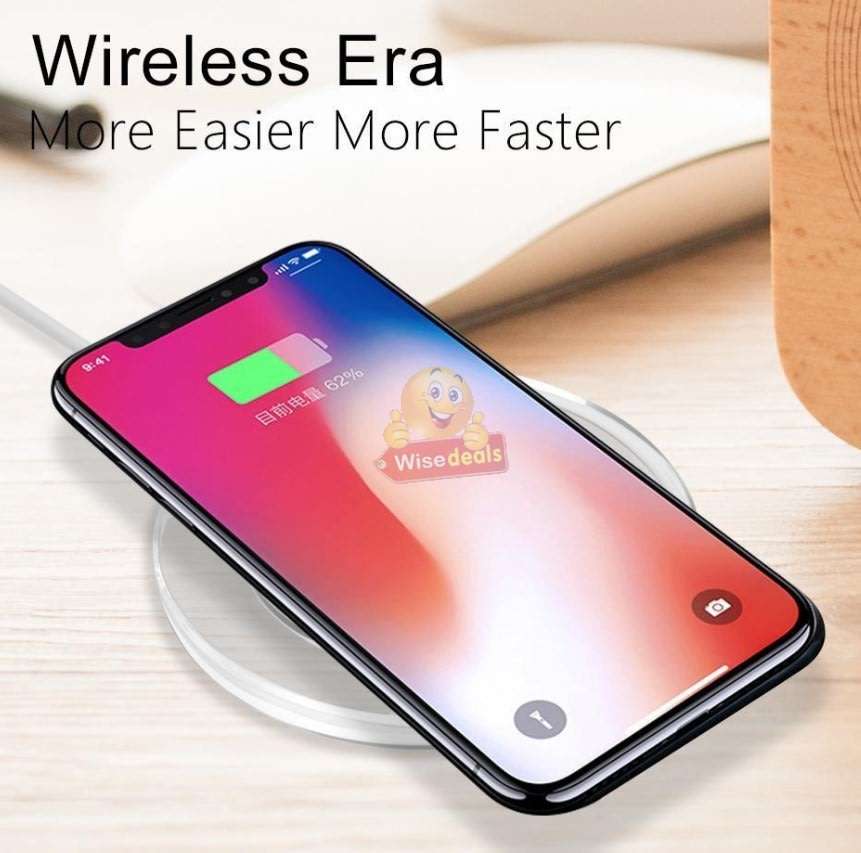 Wireless Charger for all QI Compliant Phones & Devices with USB Port