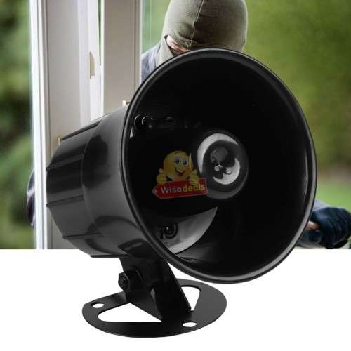 Super Loud 12V Siren Horn, Can be Used With a Variety of Alarms