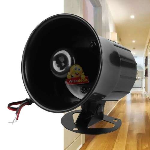 Super Loud 12V Siren Horn, Can be Used With a Variety of Alarms