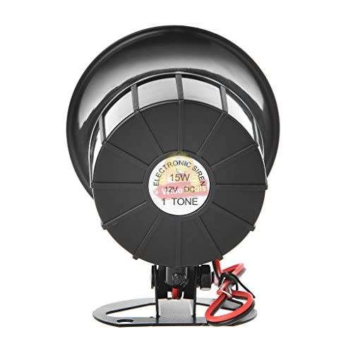 Super Loud 12V Siren Horn, Can be Used With a Variety of Alarms
