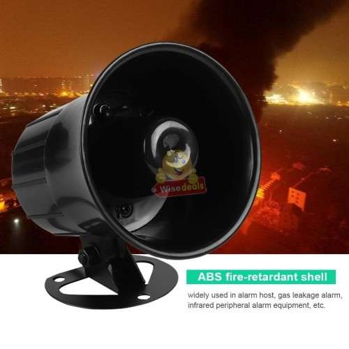Super Loud 12V Siren Horn, Can be Used With a Variety of Alarms