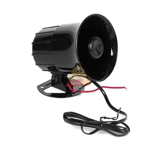 Super Loud 12V Siren Horn, Can be Used With a Variety of Alarms