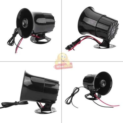 Super Loud 12V Siren Horn, Can be Used With a Variety of Alarms