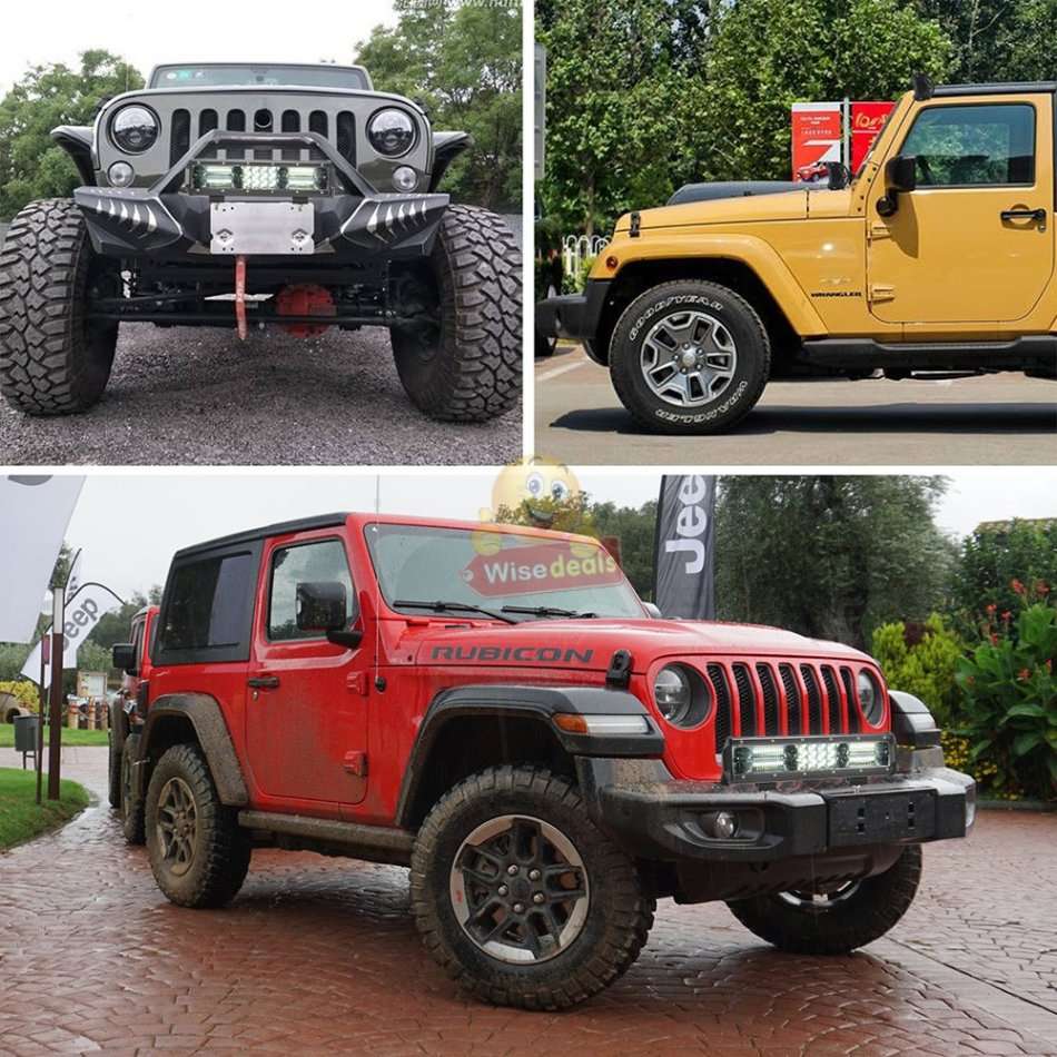 180W Tri-Row Super Bright LED Light Bar, Durable and Easy to Install