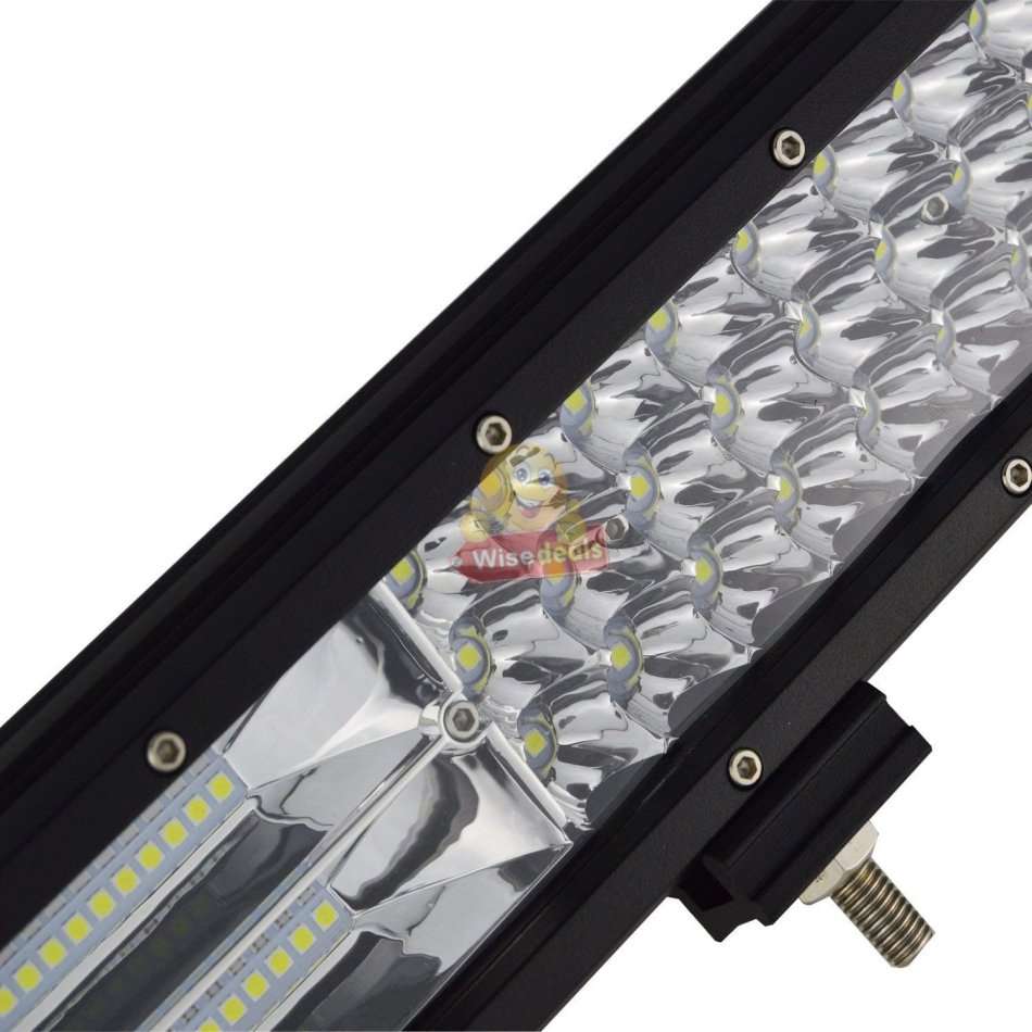 180W Tri-Row Super Bright LED Light Bar, Durable and Easy to Install